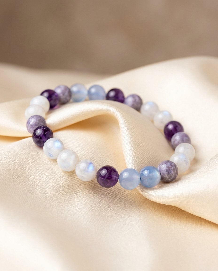 Se retrouver. Le bracelet 4 pierres qui vous accompagne à travers la ménopause