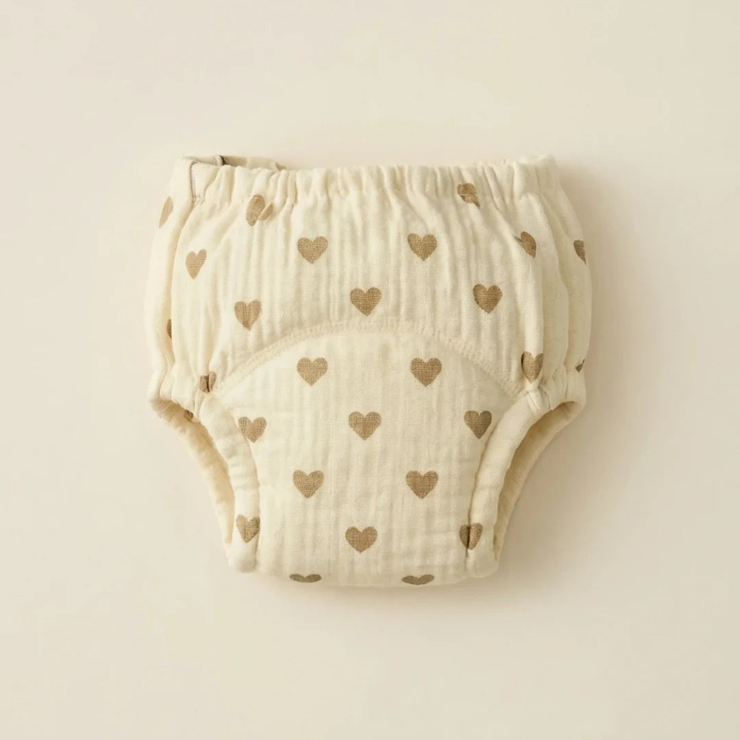 Leszoktató Bugyi - Szobatiszta 2-3 Hét Alatt - 100% Újrahasználható Pamut - Könnyen Felhúzható 18 Hónapos Kortól